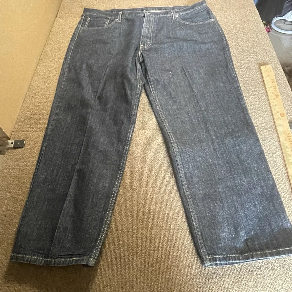 Levis 559 Mens Relaxed Straight Leg Blue Denim Jeans 46x30 Act (46x28)